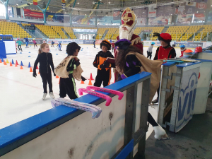 Sinterklaas kan ook schaatsen!