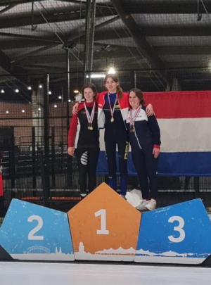 Line Nederlands Kampioen G-schaatsen
